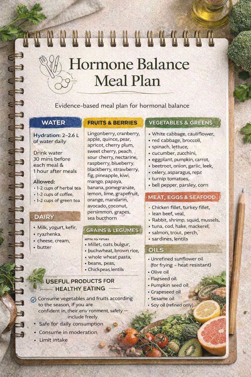 Hormone Balance Meal Plan (30 Days)