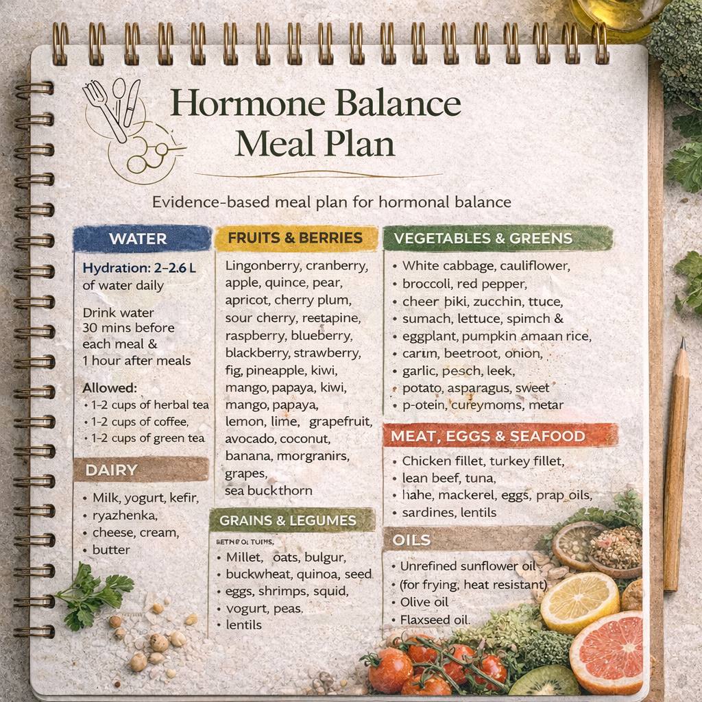 Hormone Balance Meal Plan (30 Days)